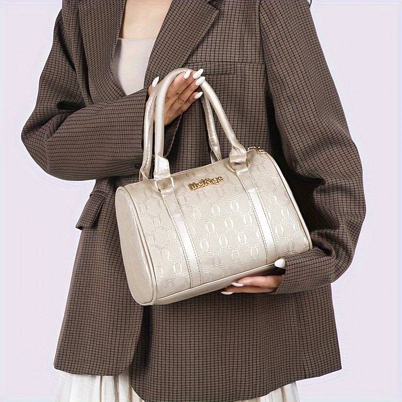 Women’s 5-Piece Handbag Set – Synthetic Leather Tote, Satchel, Crossbody, Shoulder Bag & Wallet