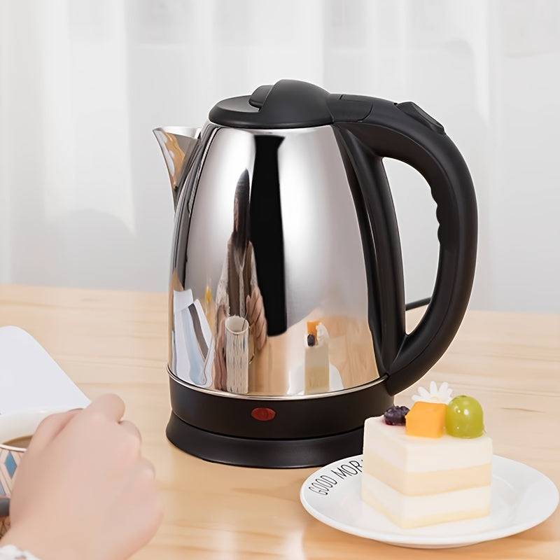 Premium 304 Stainless Steel Electric Kettle – 110V Fast Boil with Auto Shut-Off, Food-Grade, US Plug, Ideal for Home, Coffee & Dorm Use