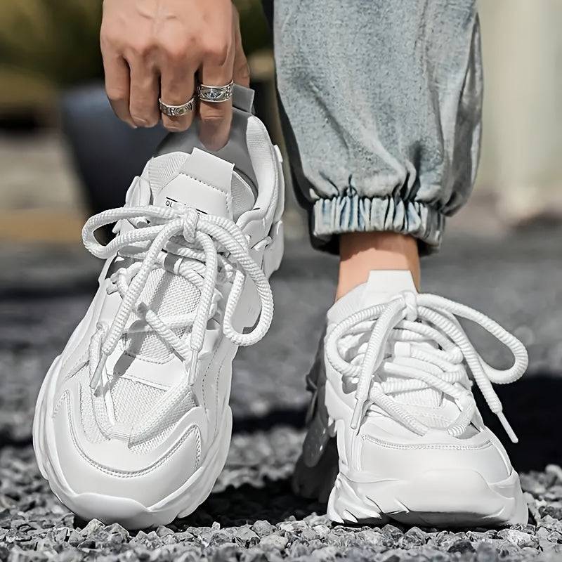 Men’s Trendy Mesh Sneakers – Breathable Versatile Casual Fashion Shoes for Daily Wear