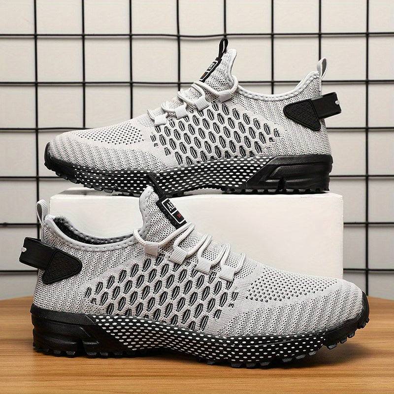 Men's Breathable Anti-Slip Running Shoes – Lightweight Sneakers with Arch Support & Cushioned Heel for Gym, Walking & Daily Wear