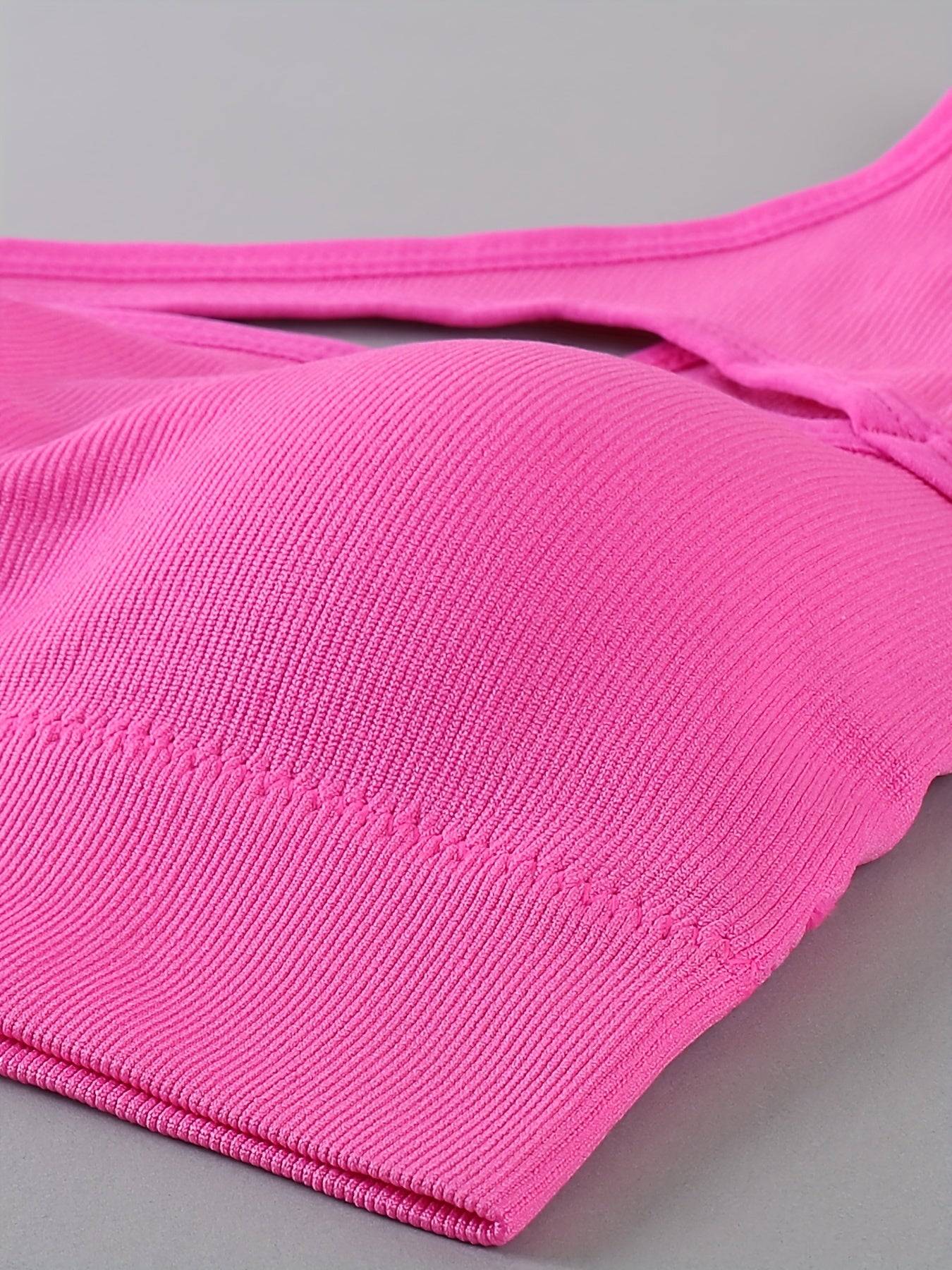 Seamless Sports Bra 4-Pack for Women, High Support Shockproof Design, Wide Strap, Breathable & Quick-Dry for Running