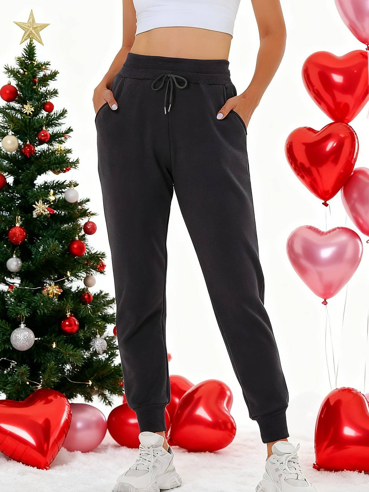 Womens Boyfriend Fleece Jogger Sweatpants