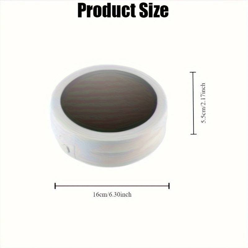 LED Makeup Mirror with Light, Double-Sided 1X/10X Magnification, Portable Travel Beauty Mirror with Storage Box, Battery Operated