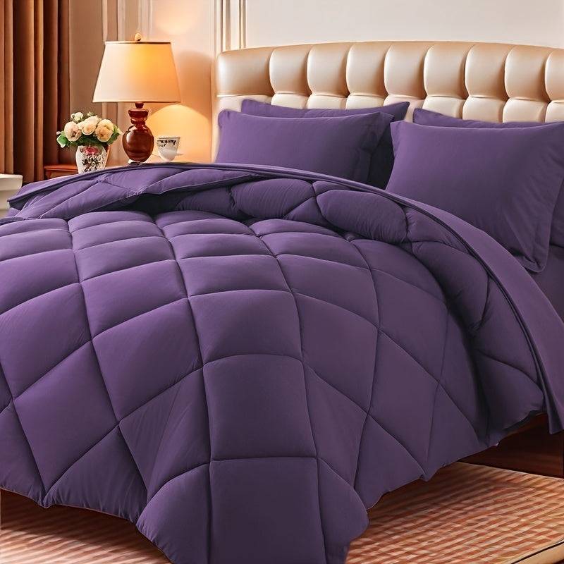7-Piece Ultra-Soft Comforter Set – Breathable Quilted Bedding with Sheets, Pillowcases & Shams – All-Season Warmth for Kids, Teens & Dorms
