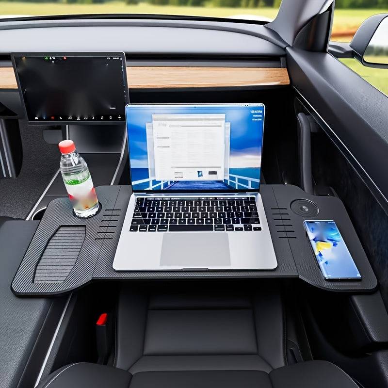 Compact Collapsible Car Holder – ABS Accessory for Tesla Model Y/3, Ideal for Travel, Work, Camping & Study Use