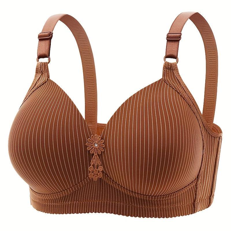 5-Pack Women's Seamless Push-Up Bras, Comfortable Breathable Everyday Lingerie with Supportive Fit