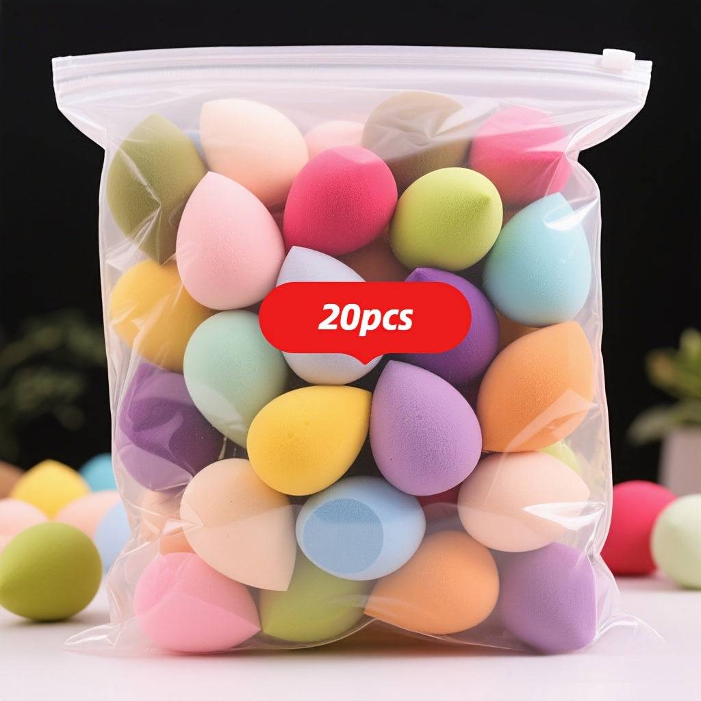 25pcs Latex-Free Makeup Sponge Set Beauty Blenders for Foundation, Cream & Powder Flawless Finish