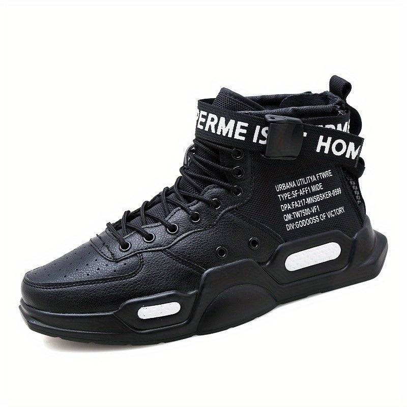 Men’s High Top Basketball Shoes Fashionable Sports Sneakers for Walking, Training & Casual Wear