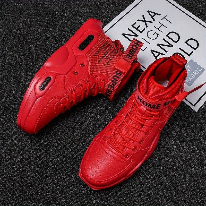 Men’s High Top Basketball Shoes Fashionable Sports Sneakers for Walking, Training & Casual Wear