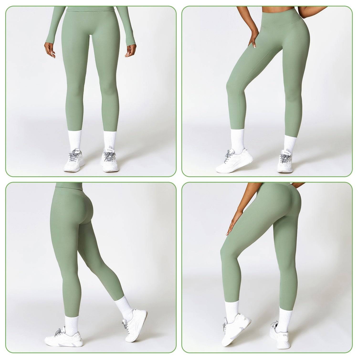 Womens High Waist Workout Leggings with Tummy Control