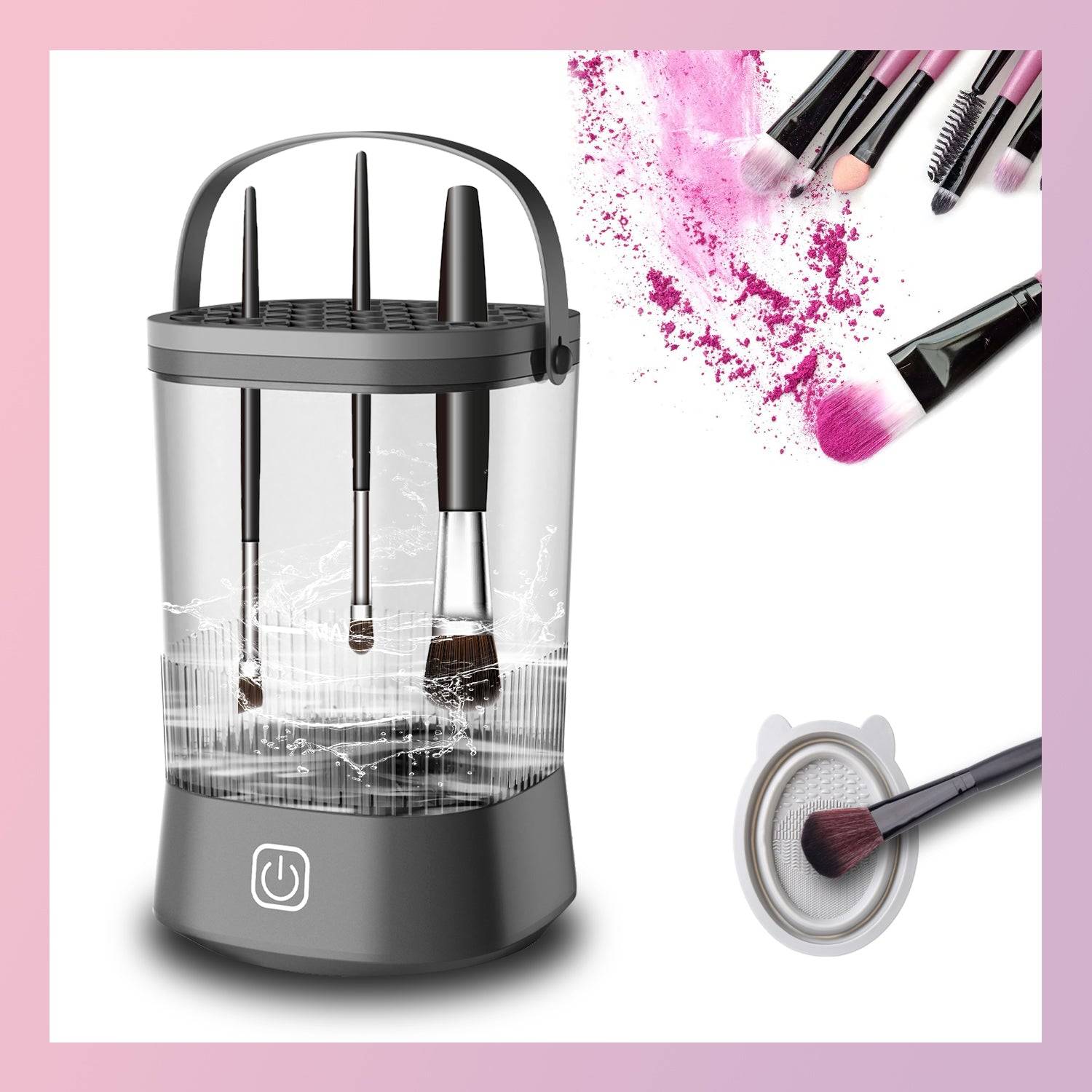 Automatic Electric Makeup Brush Cleaner 9000 RPM