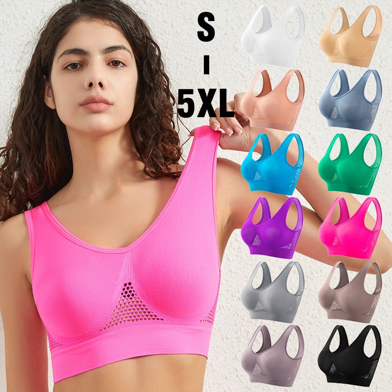Plus Size Women Pushup Bra for Yoga and Workout