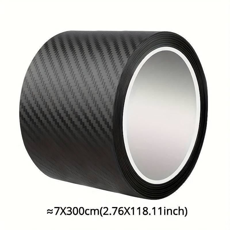 5D Carbon Fiber Car Protection Film PVC Reflective Anti-Scratch Tape for Door Edges, Thresholds, Pedals & Mirrors, Waterproof Exterior Guard