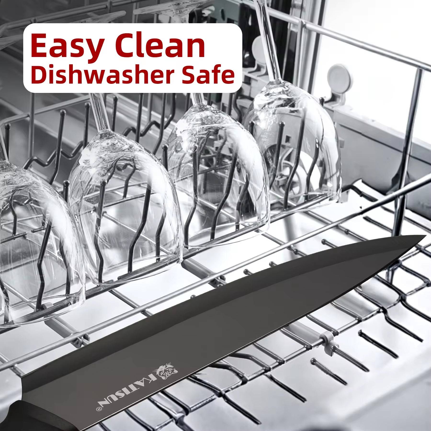 15 Piece Carbon Steel Knife Set with Handles