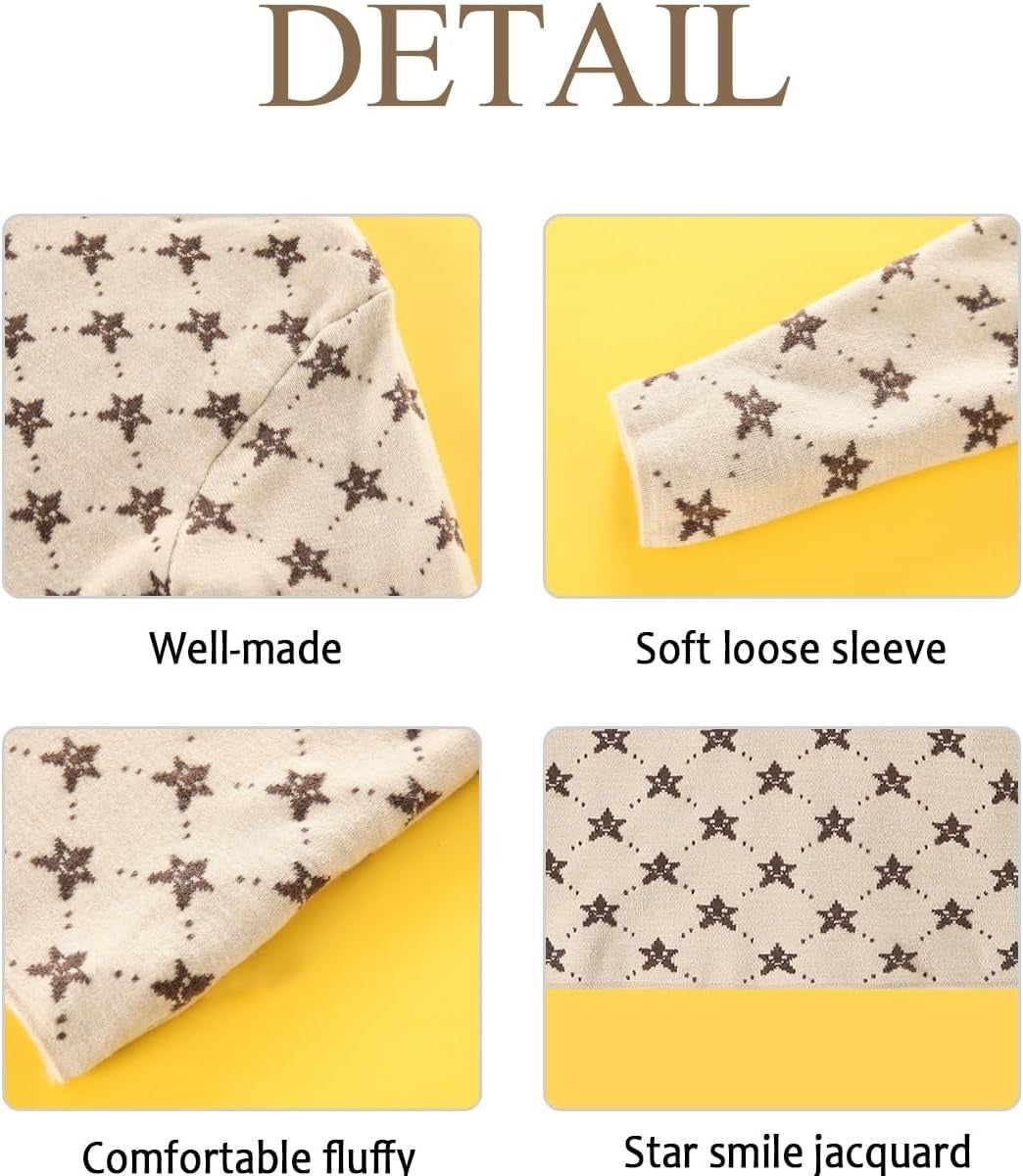 Kids Knit Turtleneck Sweater Soft Warm Unisex Pullover