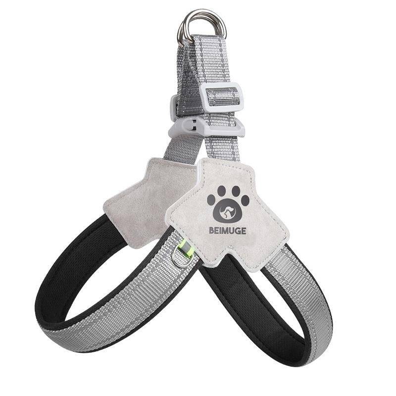Reflective Dog Harness with Leash No Pull Adjustable Fit
