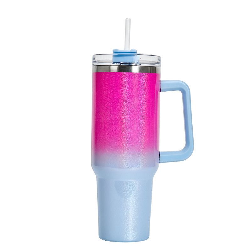 Gradient Insulated Tumbler Stainless Steel Large Capacity