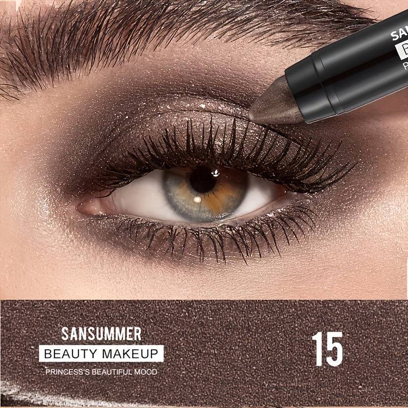 7pcs Eyeshadow Stick Set Waterproof Creamy Texture with Matte & Pearlescent Finish Easy Daily Eye Makeup