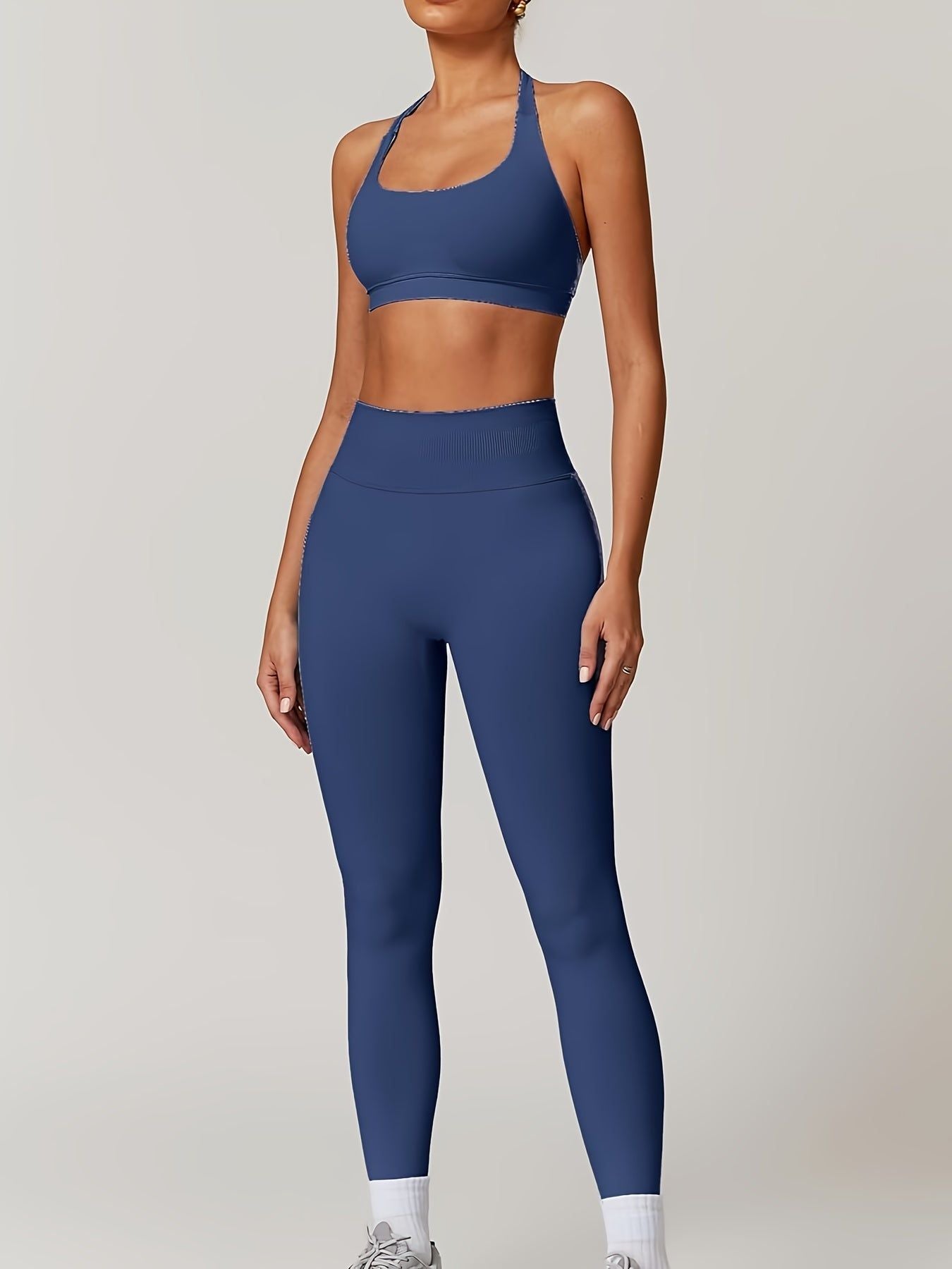 Workout Set for Women with Supportive Bra and Leggings