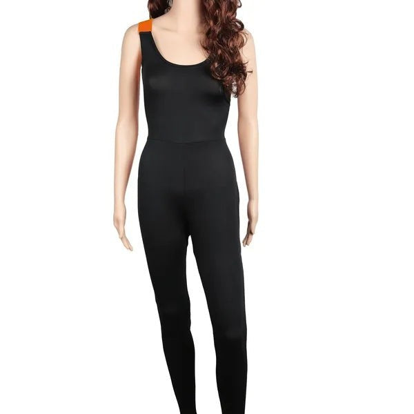 Sleeveless Stretch Jumpsuit Strapped Back Yoga Fit