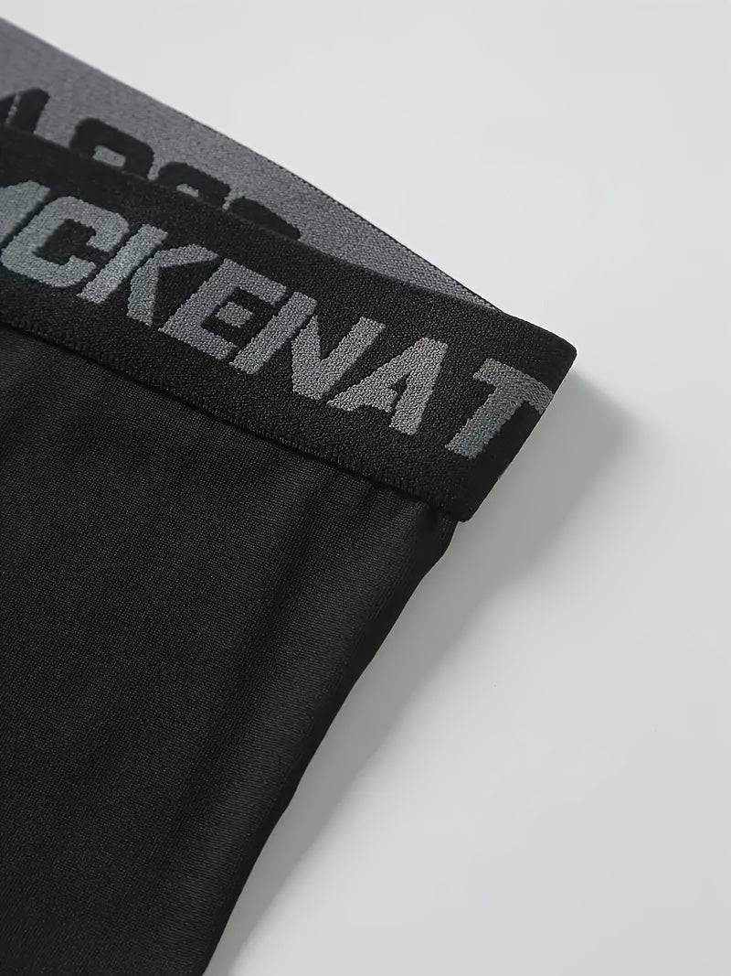 4pcs/6pcs Men’s Sportswear Set – Breathable Shorts & Compression Tights, Moisture-Wicking & All-Season Training Gear