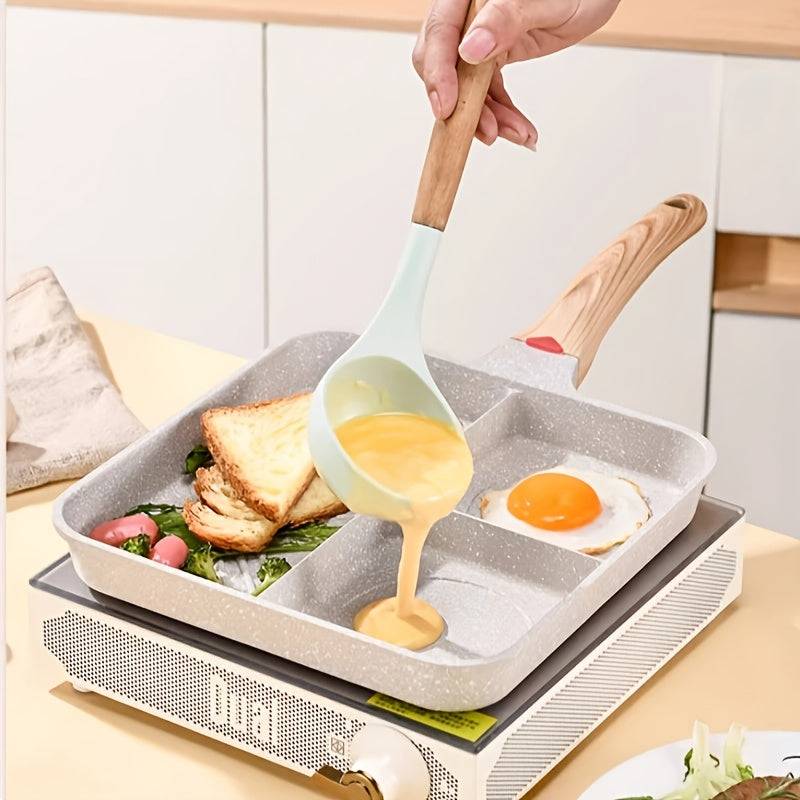Nonstick Square Grill Pan for Stovetops Large Cooking Surface Skillet for Eggs, Steak & Bacon Durable for Indoor & Outdoor Grilling
