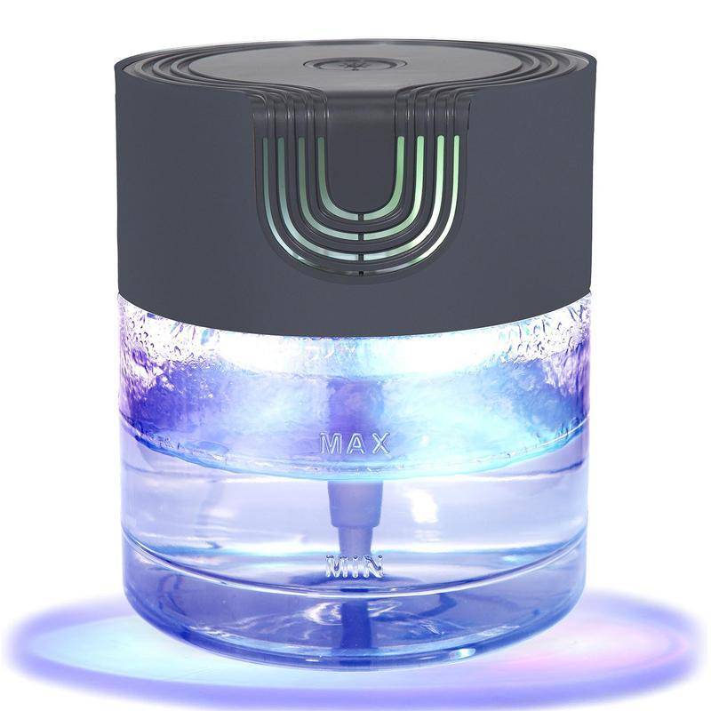 Compact Air Purifier Diffuser with LED Night Light