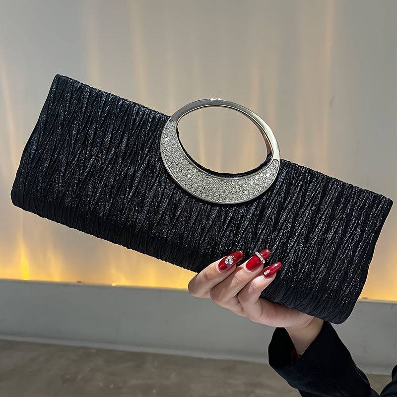 Women’s Evening Crossbody Bag – High-End Trendy Handbag with Chain Strap, Elegant Single Shoulder Purse