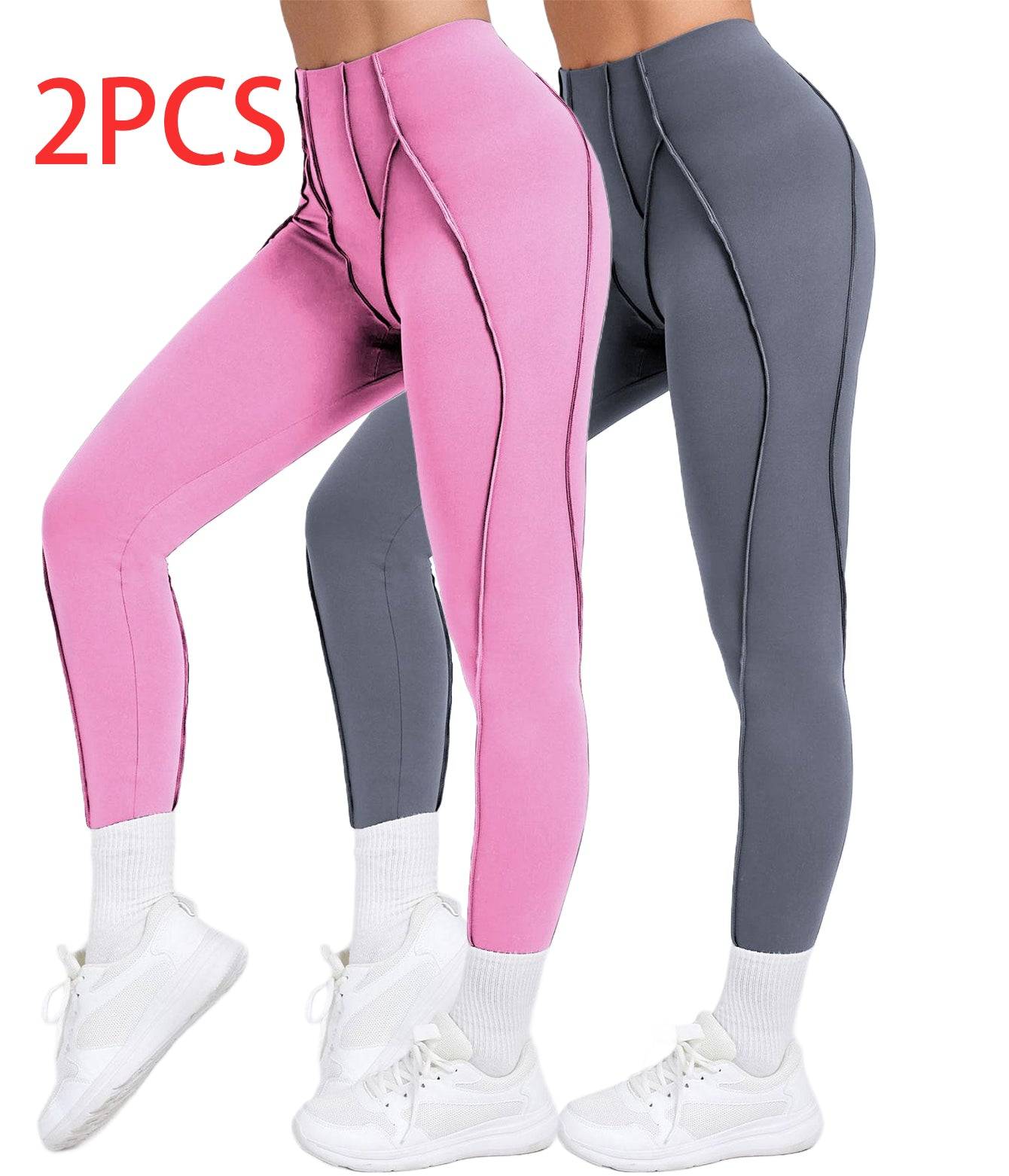 Womens Leggings 2 Pack Quick Dry Tummy Control