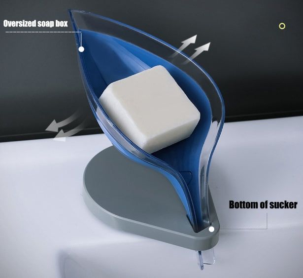 Soap Holder Sink Sponge Drain Box with Suction Cup