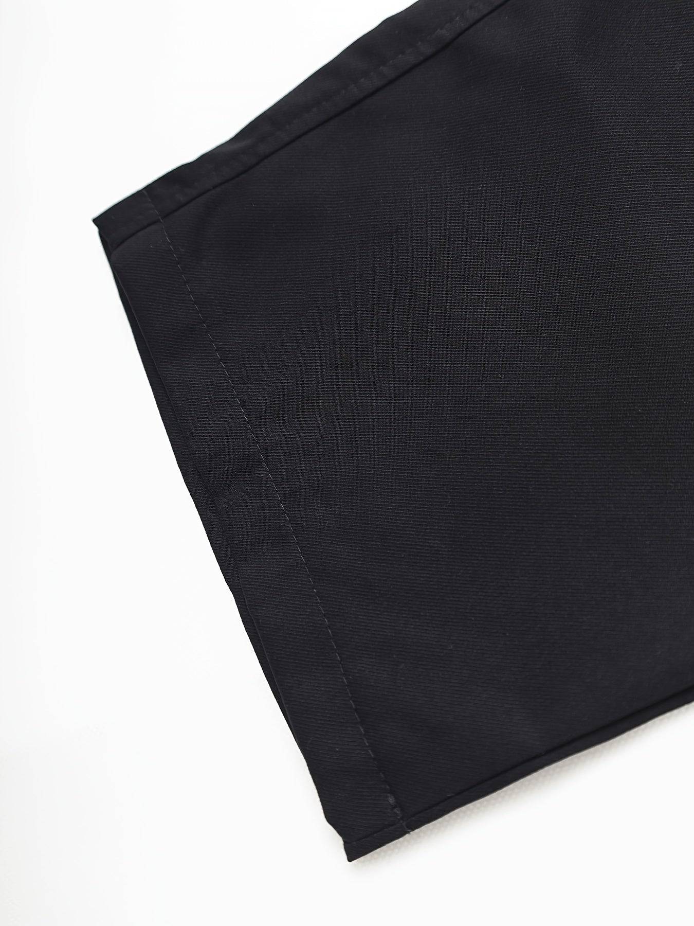 Men’s Work Pants 2-Pack – Straight-Leg Casual Trousers with Drawstring & Multi-Pockets