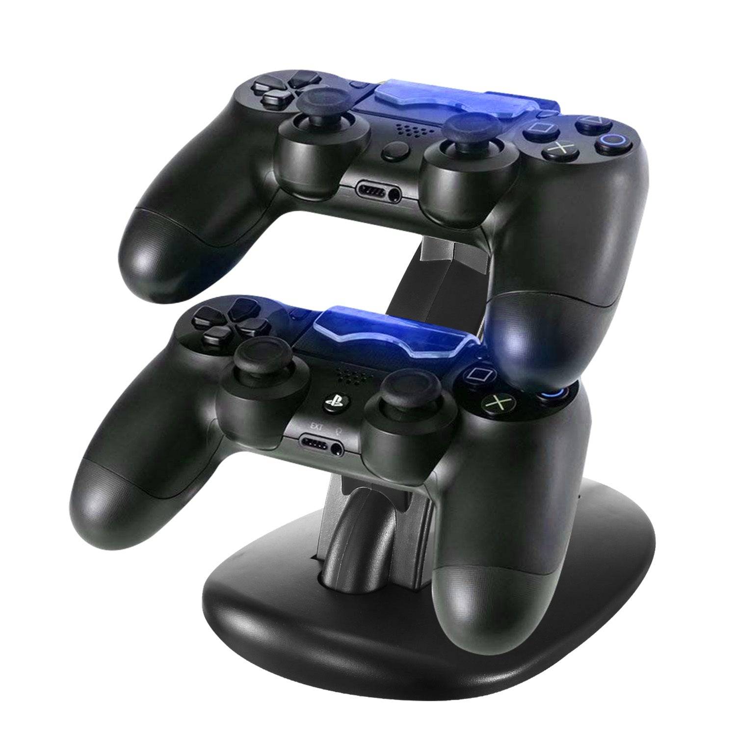 Dual Charging Station for PS4 Controllers with LED Indicator