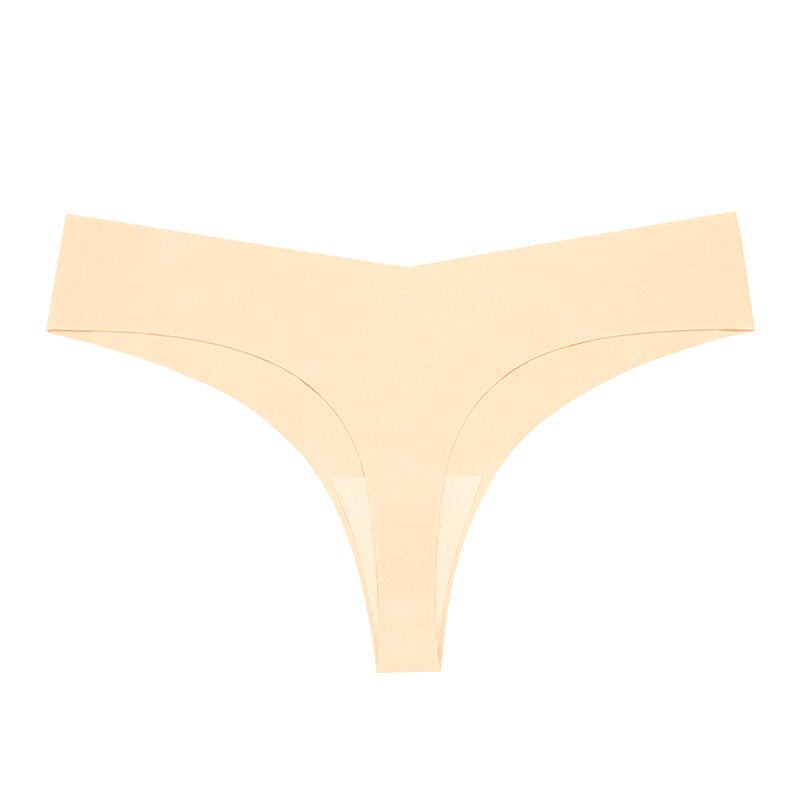 Women’s Seamless Sport Thong Low Waist T-Shape Underwear Breathable Stretch Fitness Panties