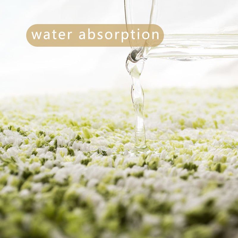 Microfiber Non Slip Floor Mat with Snowflake Pattern