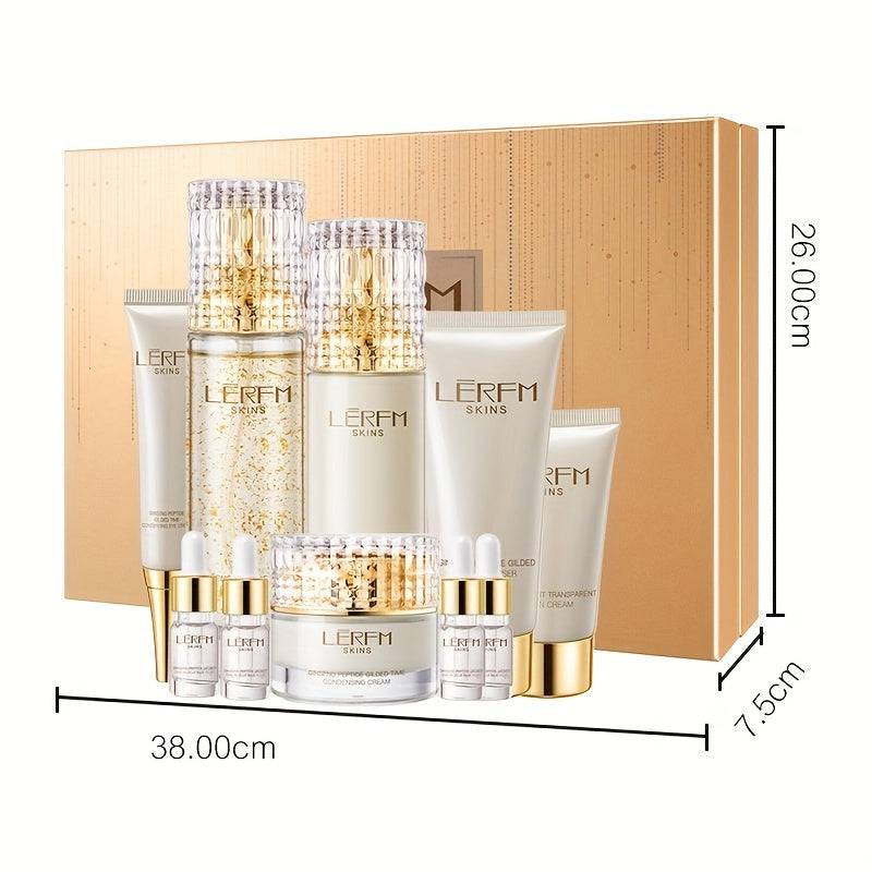 Ginseng Peptide Skincare Set – Anti-Aging Gift Box with Sodium Hyaluronate | Deep Hydration, Gentle on Skin, Ideal for All Types