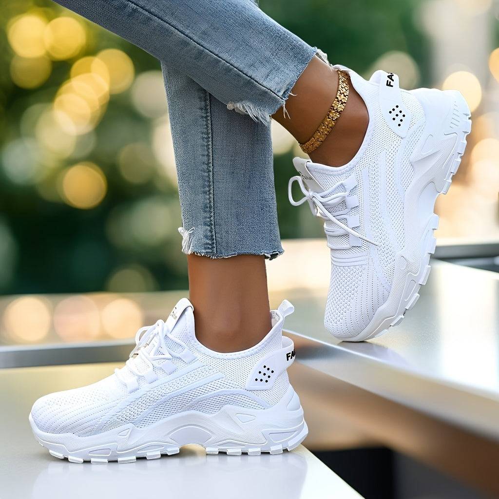 Women’s Slip-On Casual Sports Shoes Breathable, Non-Slip, Cushioned Design for Running, Travel & Daily Wear
