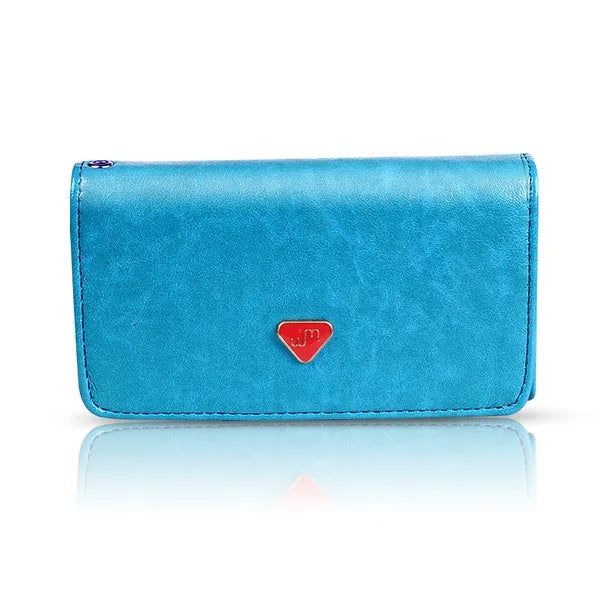 Wallet Women PU Leather Wristlet with Zipper Coin Pocket