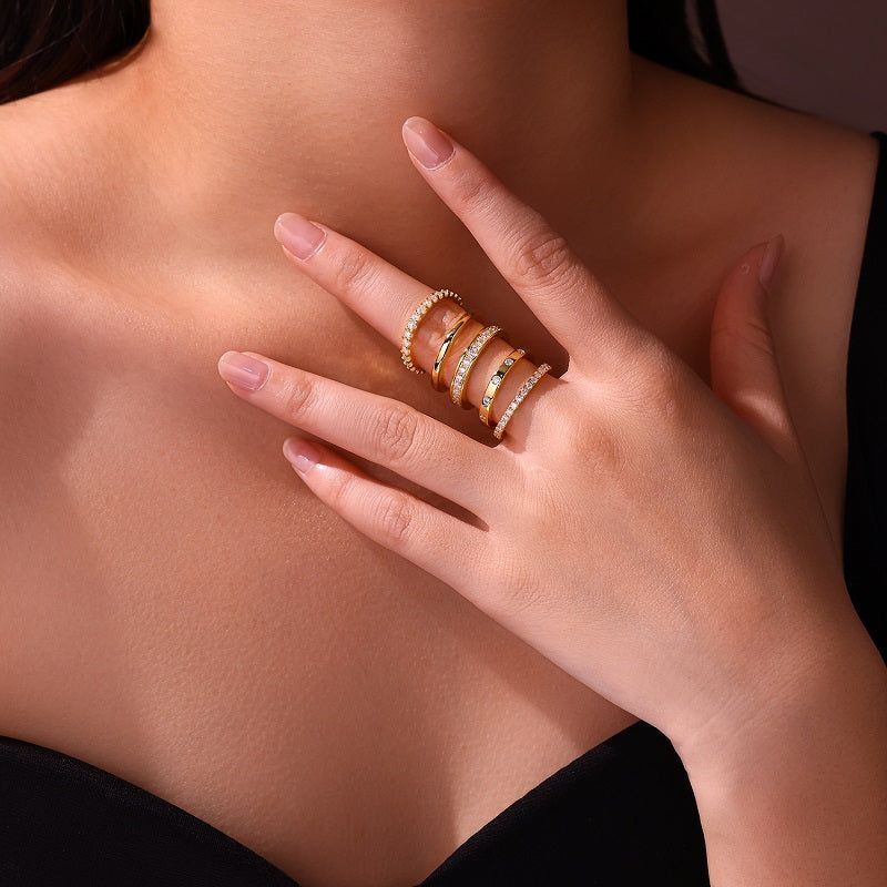 Sterling Silver Moissanite Ring With Bezel Setting