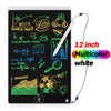 12 inch white writing drawing tablet, multicolor display