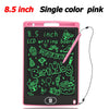 8.5 inch pink writing drawing tablet, single color display