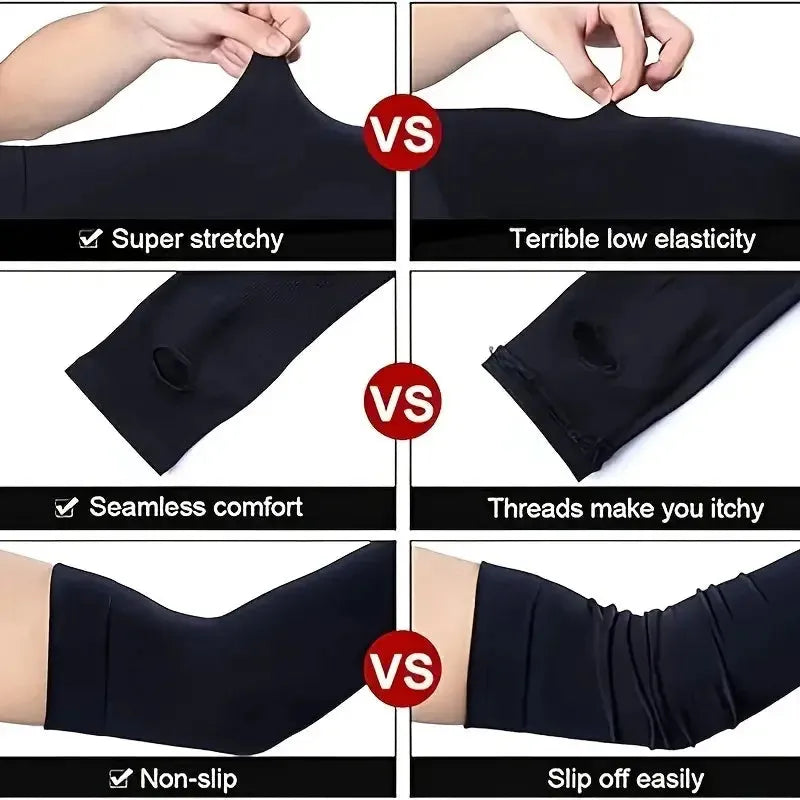 Arm Sleeves UPF50 Cooling Sun Protection Lightweight Unisex