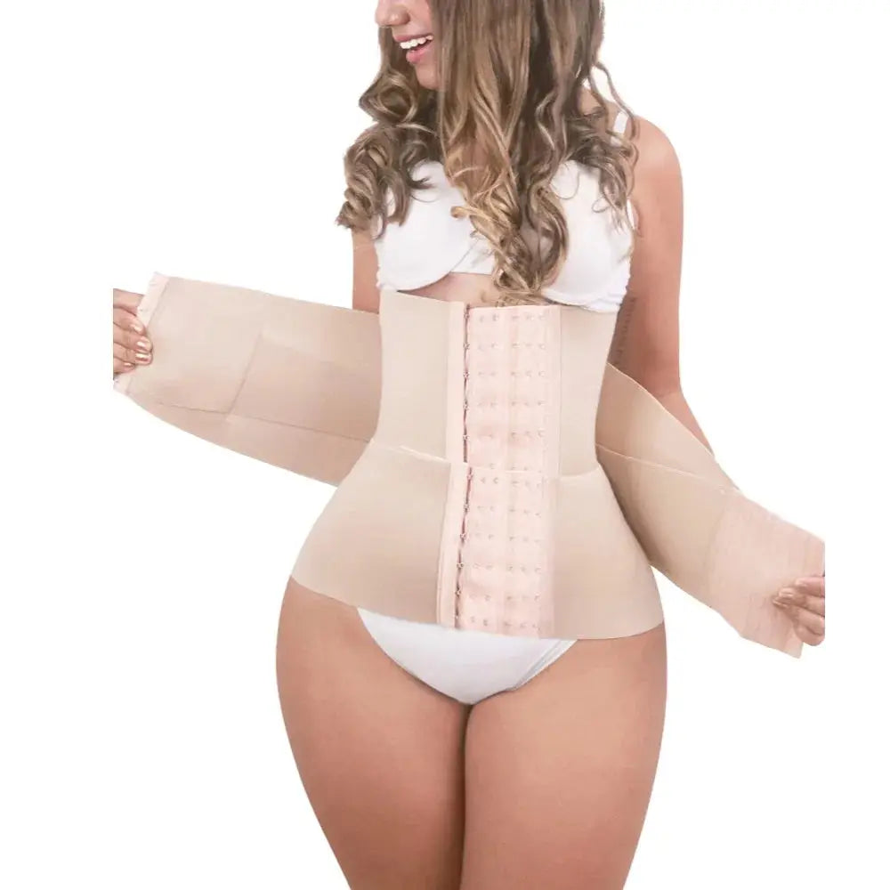 Colombian Shapewear Bodysuit – High Waist Tummy Control Cincher with Slimming Compression & Waist Trainer Support