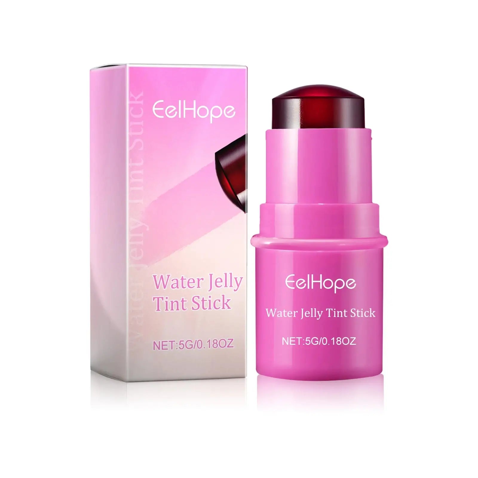 Water Jelly Tint & Blush Stick | Moisturizing Waterproof 2-in-1 Lip Gloss & Face Makeup