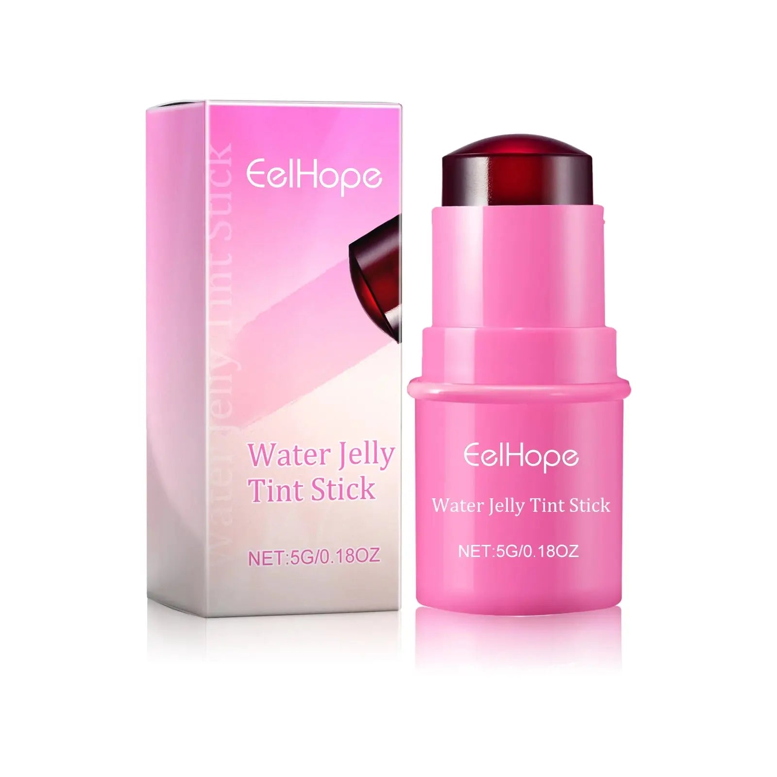 Water Jelly Tint & Blush Stick | Moisturizing Waterproof 2-in-1 Lip Gloss & Face Makeup
