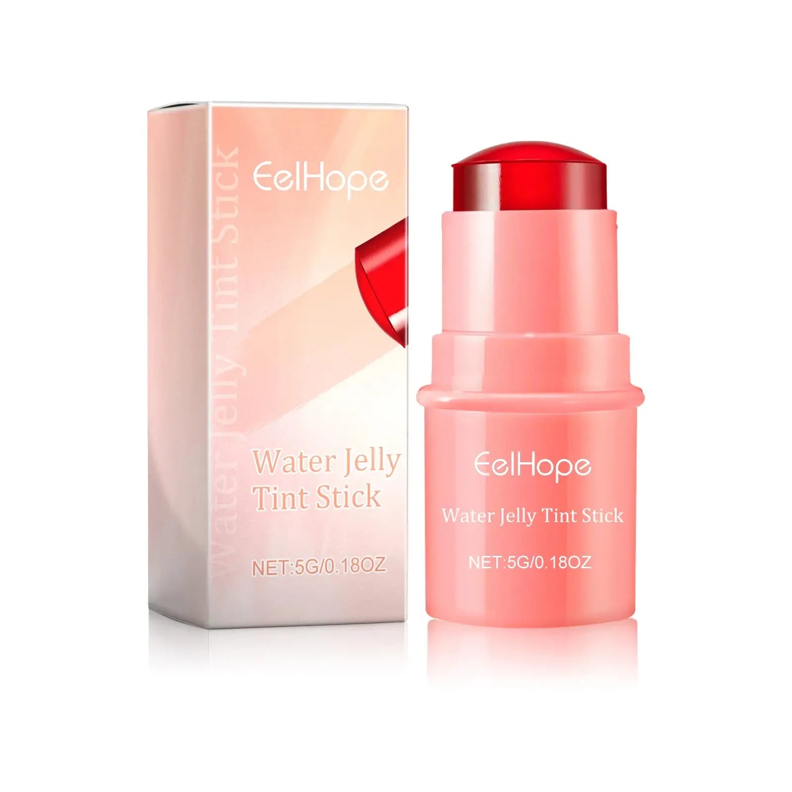 Water Jelly Tint & Blush Stick | Moisturizing Waterproof 2-in-1 Lip Gloss & Face Makeup