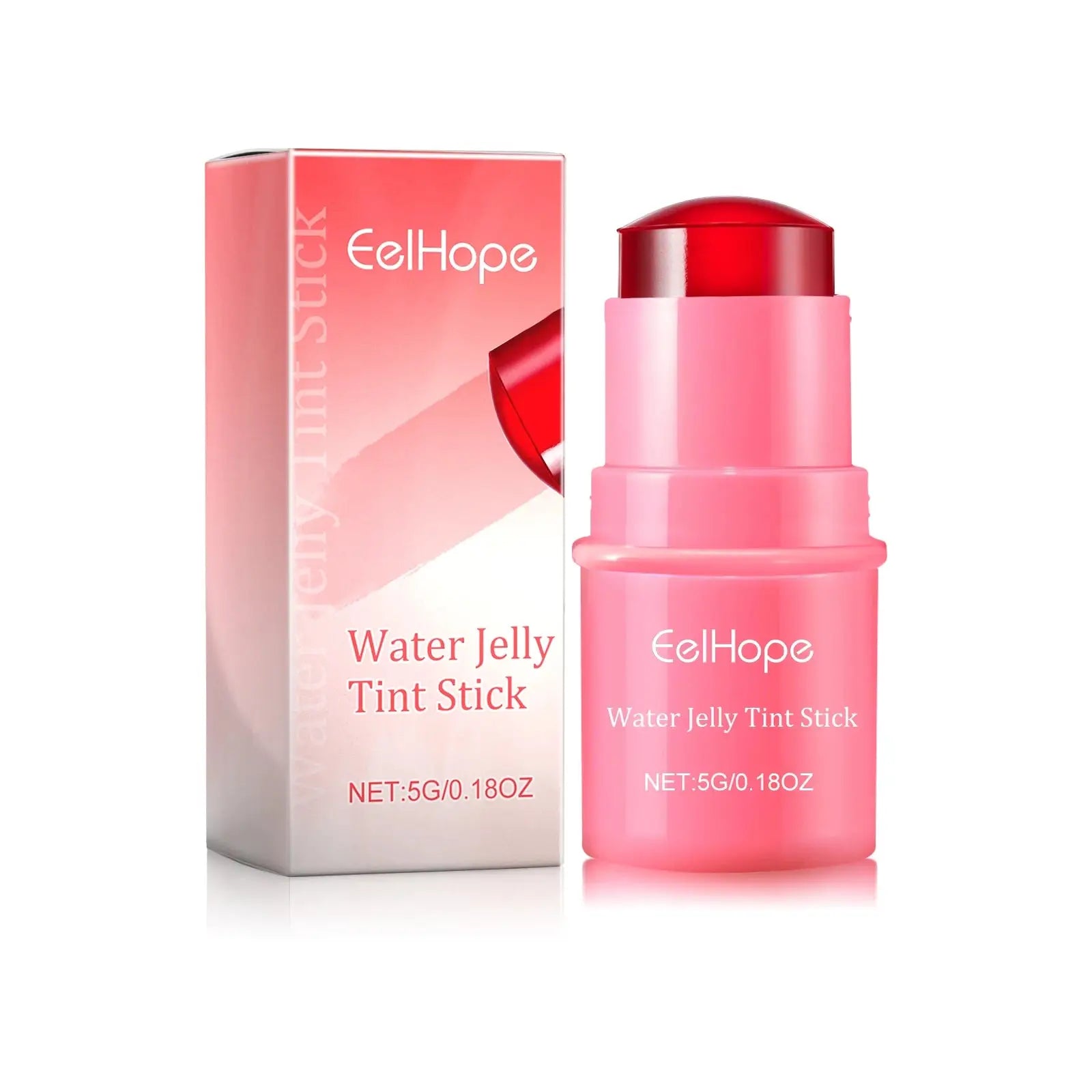 Water Jelly Tint & Blush Stick | Moisturizing Waterproof 2-in-1 Lip Gloss & Face Makeup