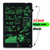 12 inch black writing drawing tablet, single color display