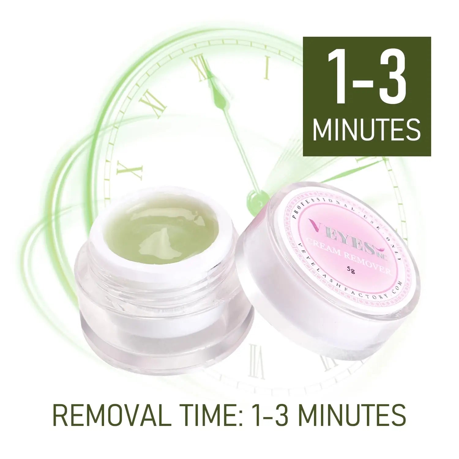 Cream Glue Remover for Eyelash Extensions Soft & Gentle Aloe Formula