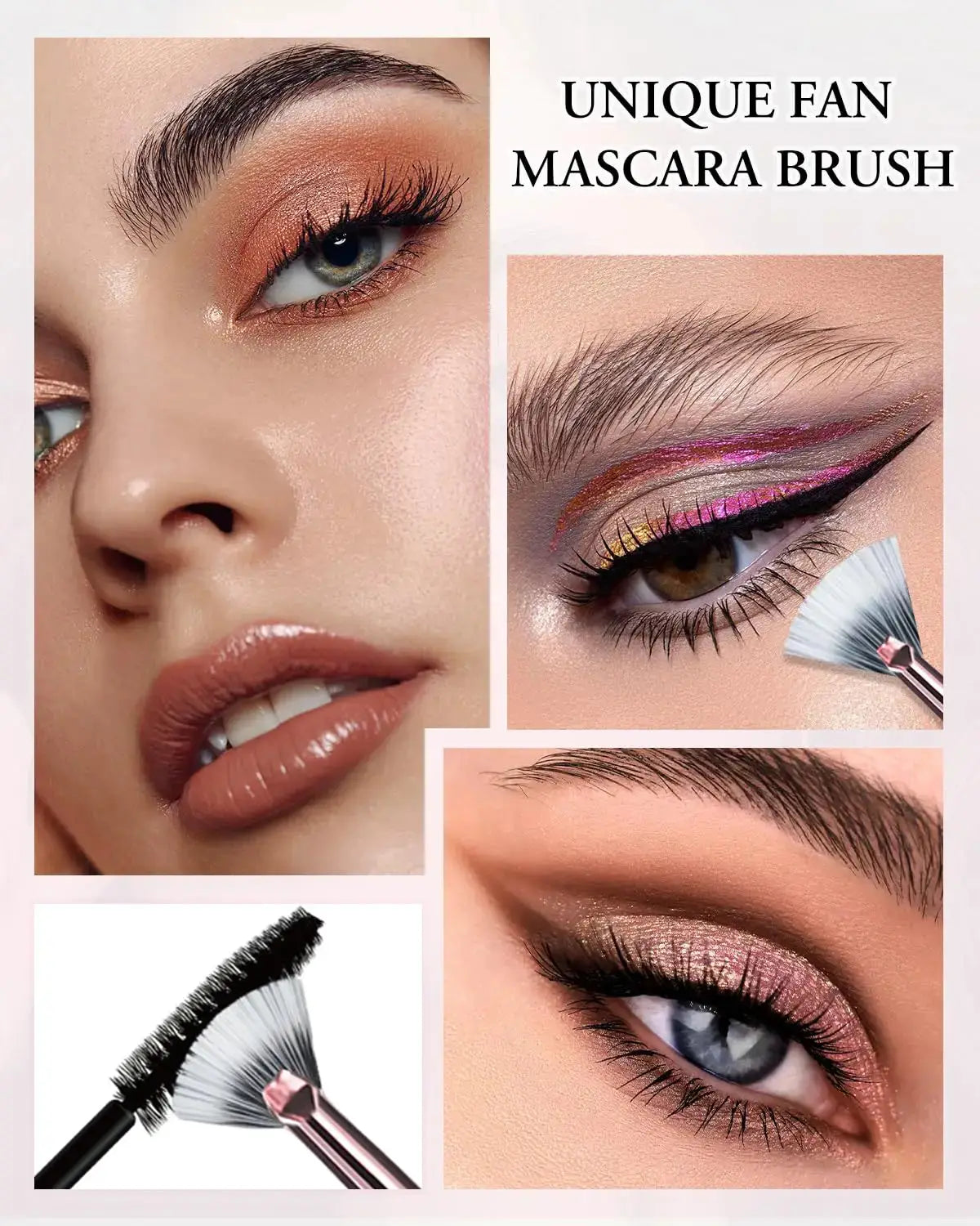 20-Piece Makeup Brush Set with Case Foundation, Eyeshadow, Contour & More