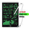 12 inch white writing drawing tablet, single color display